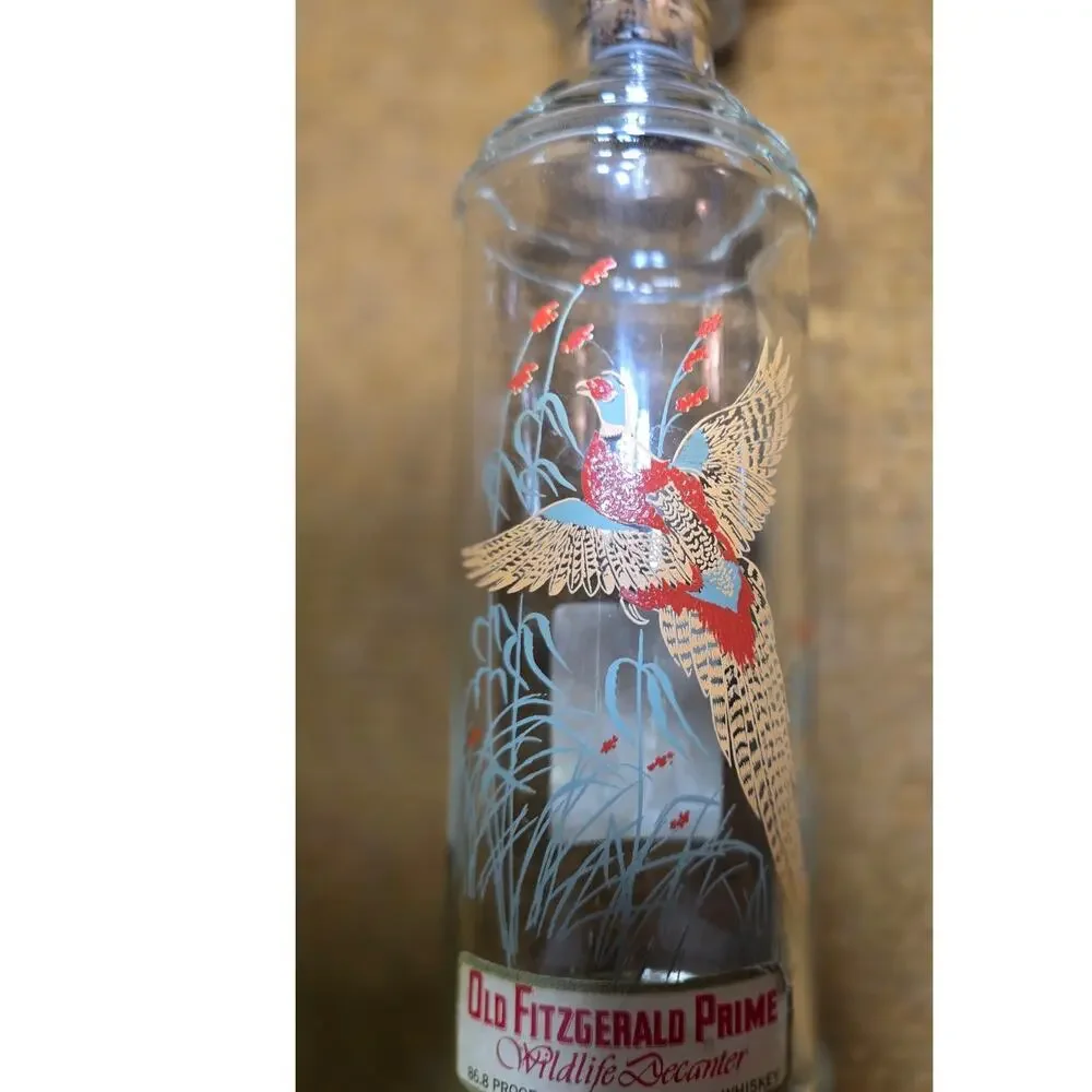 Cabin Still Sportsman Collection Glass Wildlife Decanters Phesants